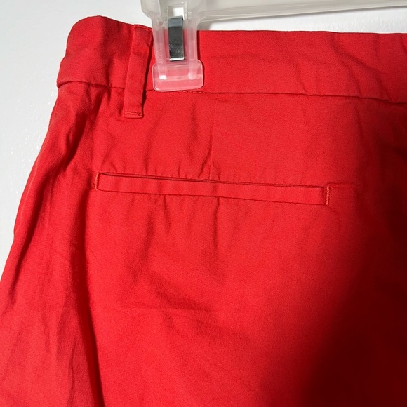 patagonia shorts women size 8 orange chino zip and pockets - Picture 9 of 12